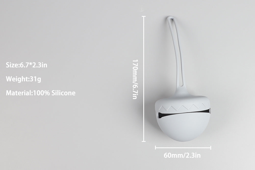 Silicone Acorn Shaped Pacifier Holder – Funky Orange