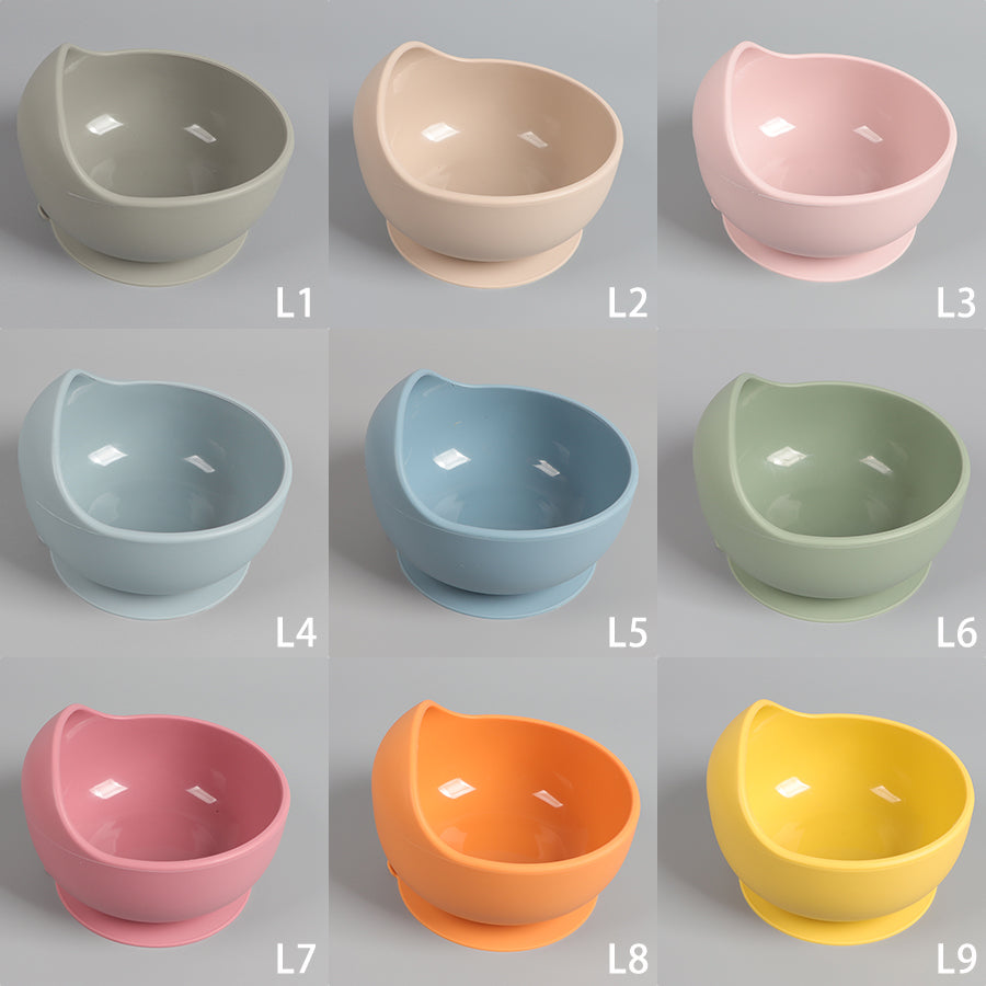 Silicone Suction Bowl & Spoon Set