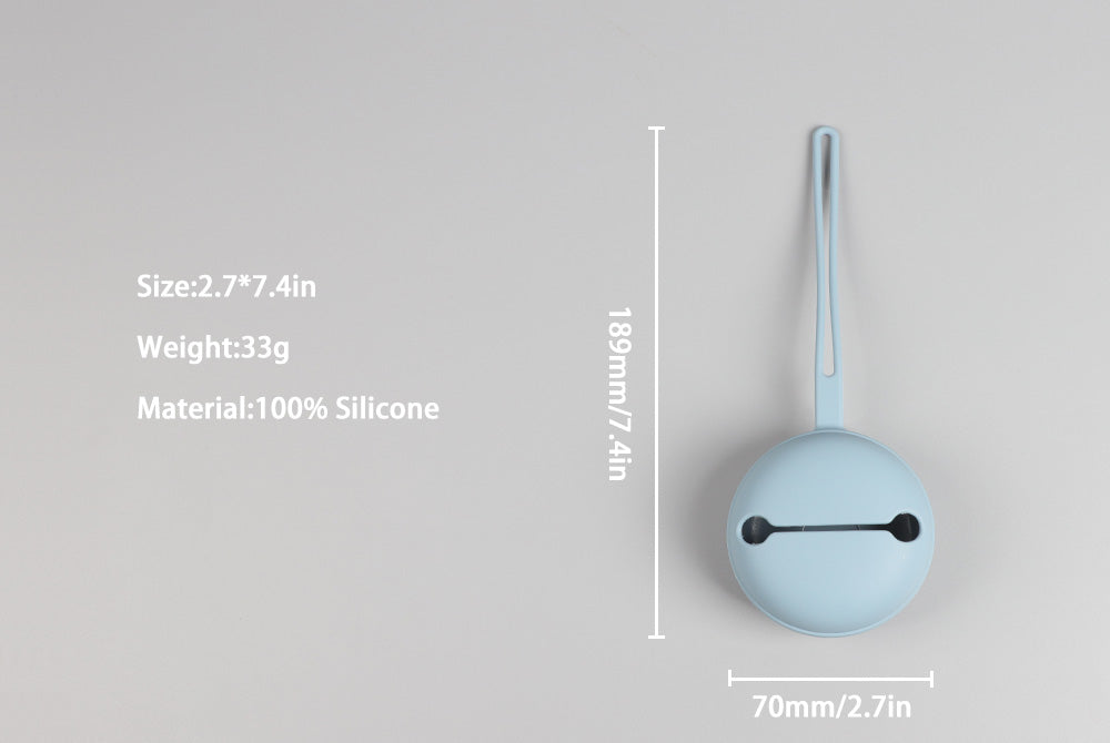 Pacifier Holder Case – Powder Blue