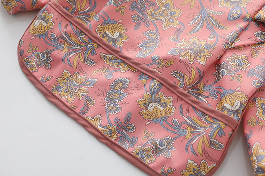 Blossom Full-Sleeve Waterproof Bib –  Ruffle Edition