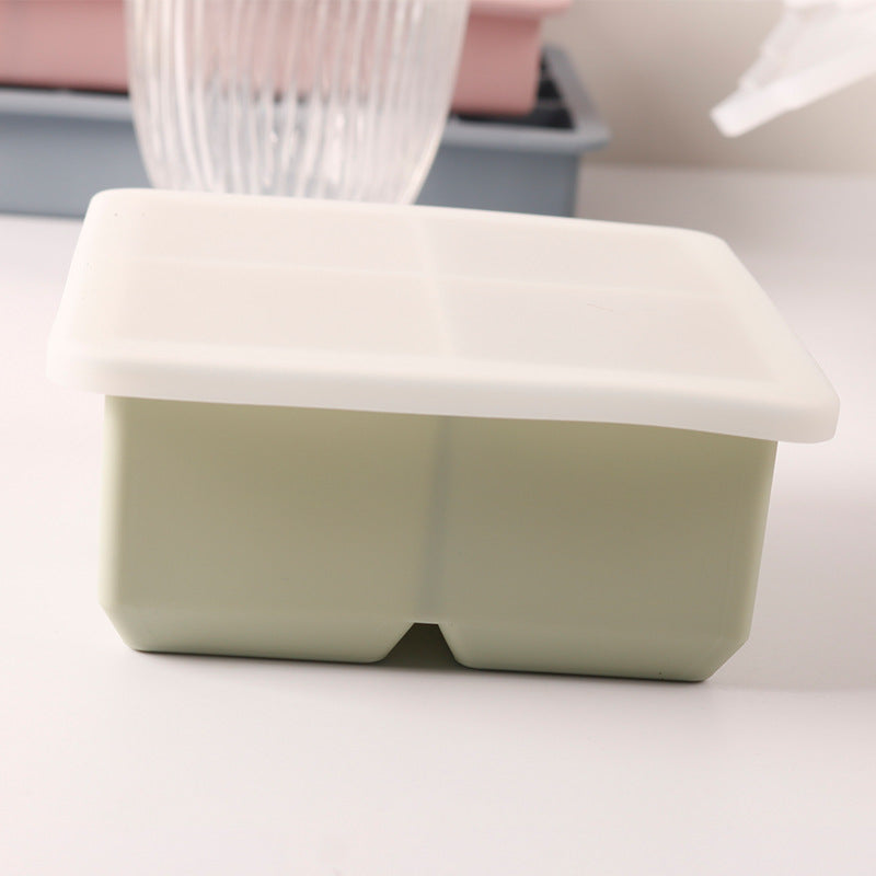 Silicone Baby Food Freezer Tray – 4-Compartment