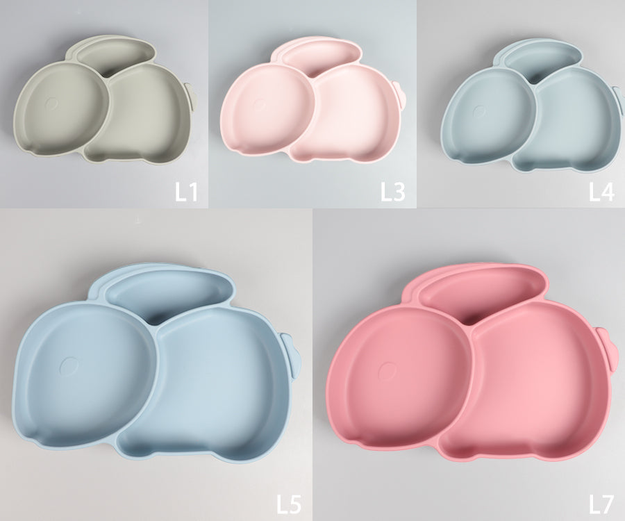 Bunny-Shaped Silicone Suction Plate