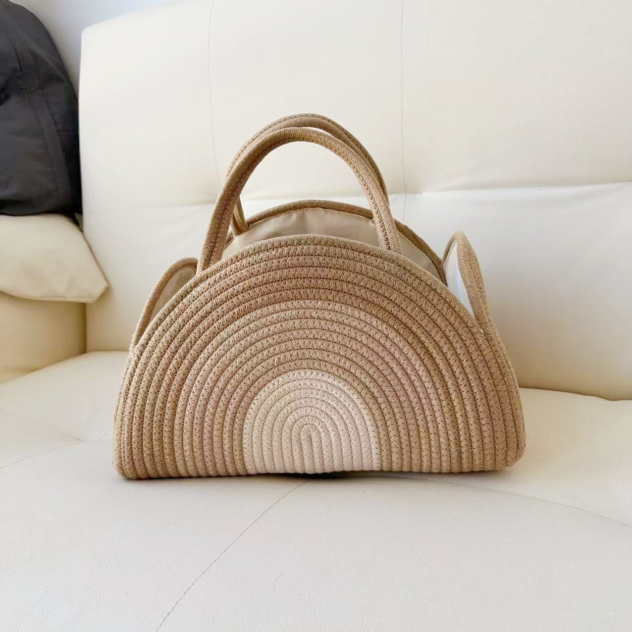 Rainbow Baby Diaper Caddy Organizer – Earthy Tones