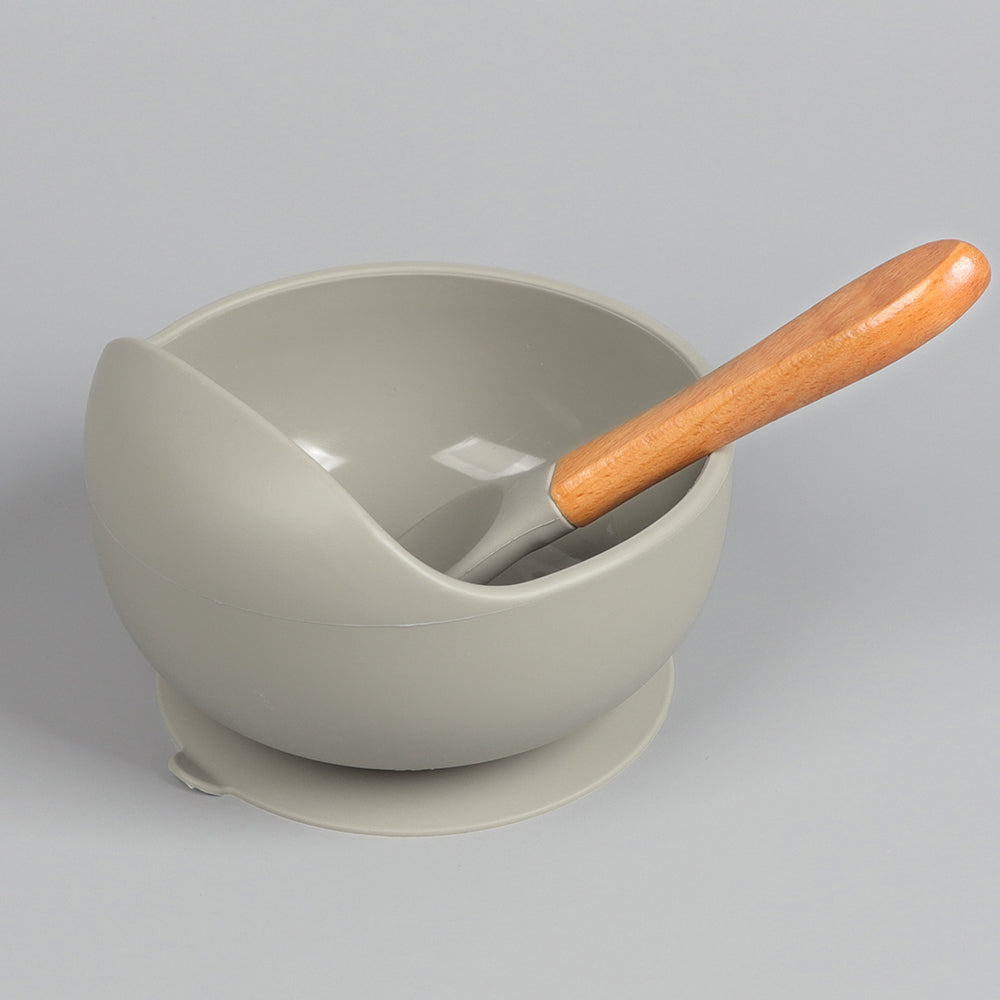 Silicone Suction Bowl & Spoon Set