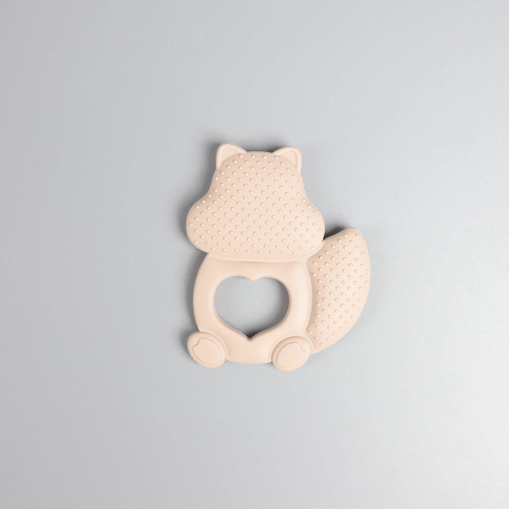 Squirrel-Shaped Silicone Teether