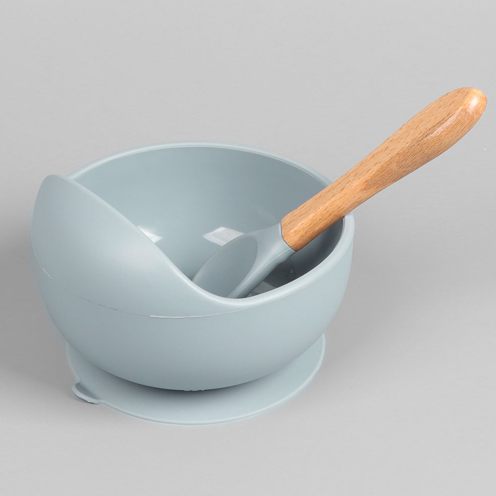 Silicone Suction Bowl & Spoon Set