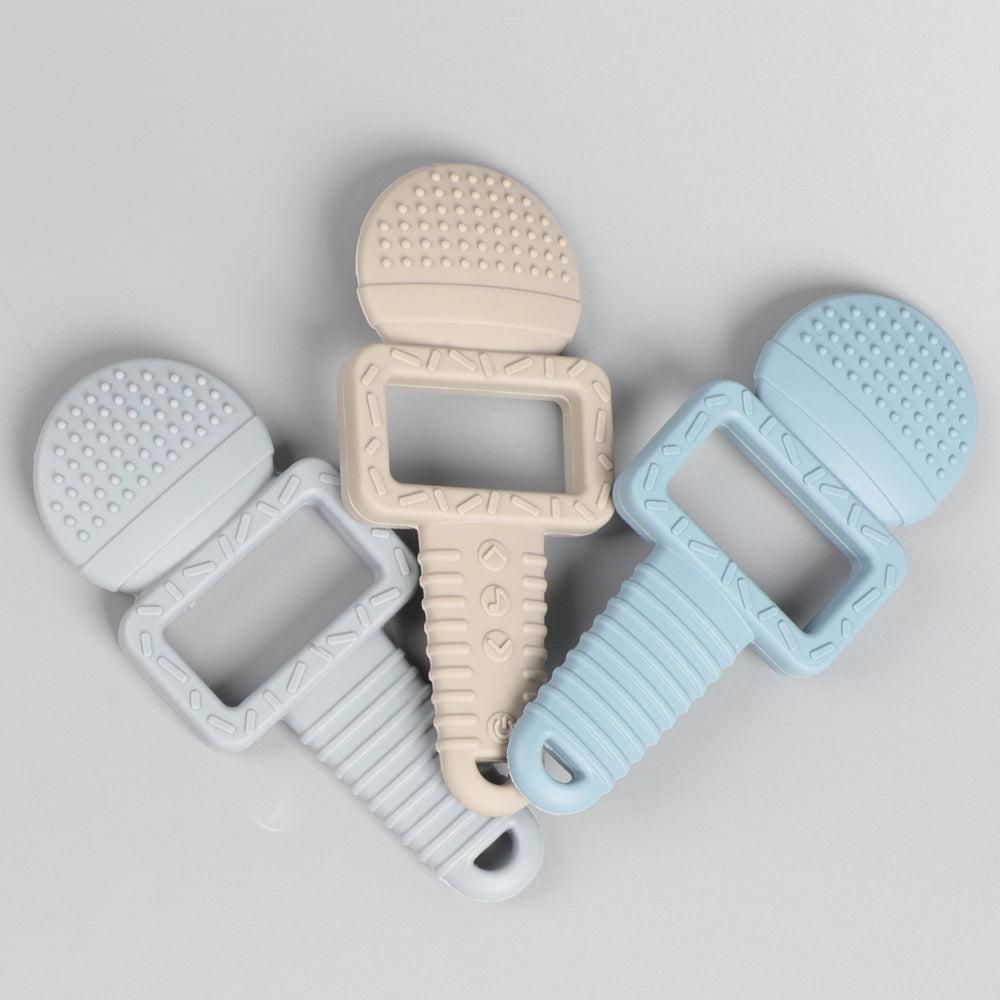 Microphone Silicone Teether – Soothing Meets Style