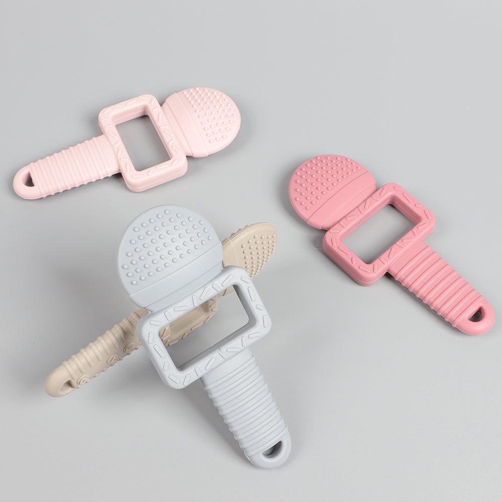 Microphone Silicone Teether – Soothing Meets Style