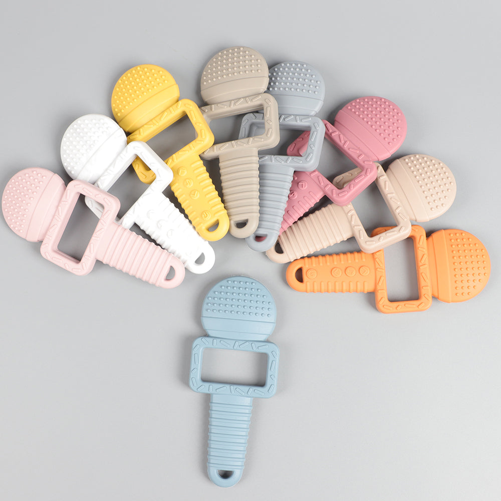 Microphone Silicone Teether – Soothing Meets Style