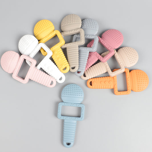 Microphone Silicone Teether – Soothing Meets Style