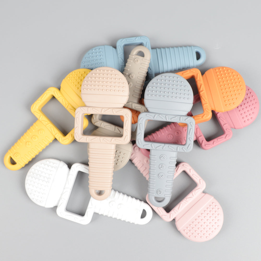 Microphone Silicone Teether – Soothing Meets Style