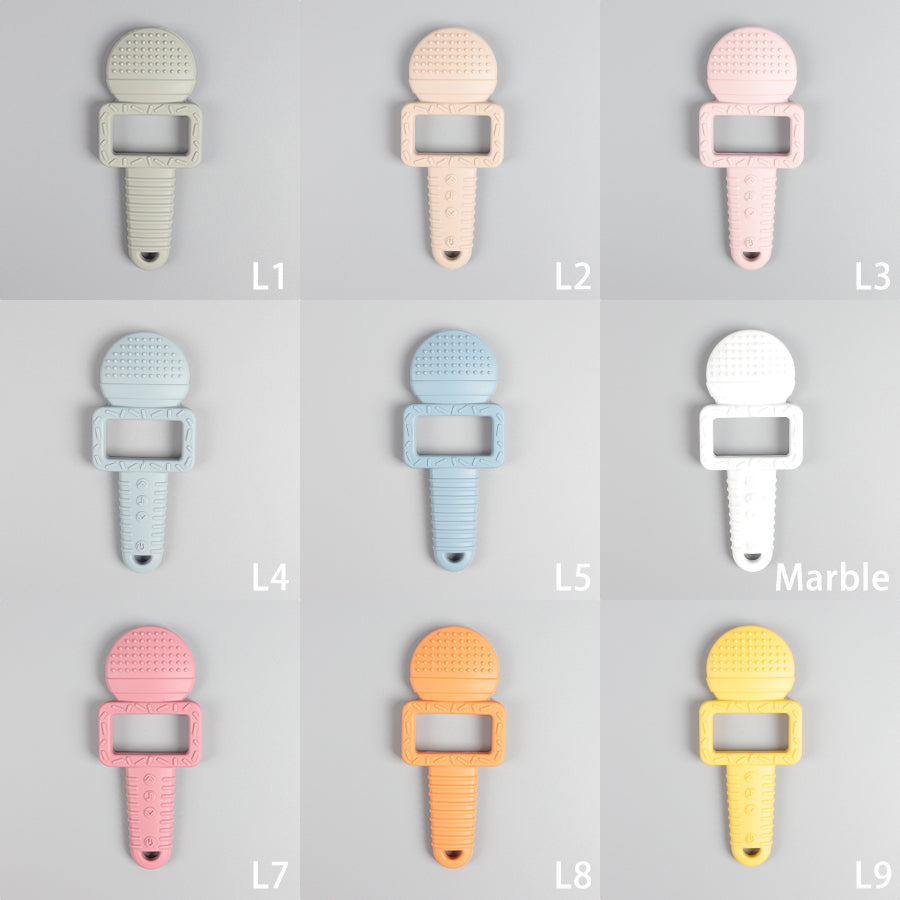 Microphone Silicone Teether – Soothing Meets Style