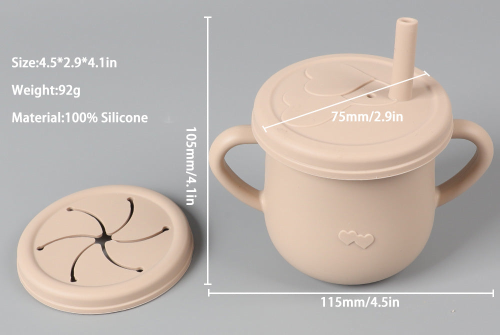 Silicone Training Sippy & Snack Cup