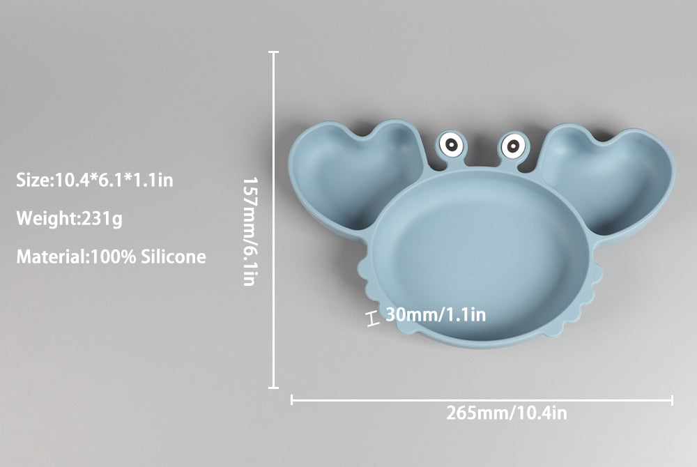 Crab Shaped Silicon Suction Plate