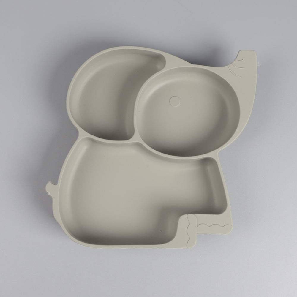 Elephant-Shaped Silicone Suction Plate