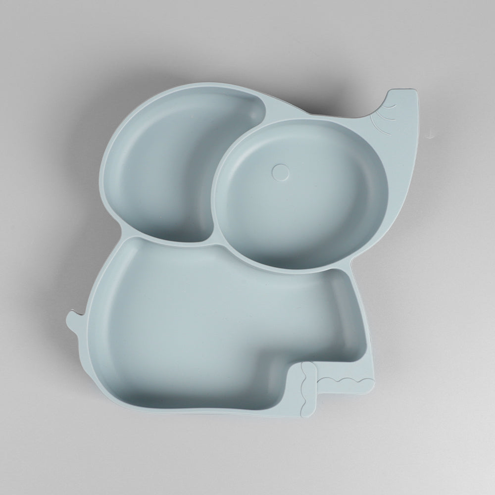 Elephant-Shaped Silicone Suction Plate