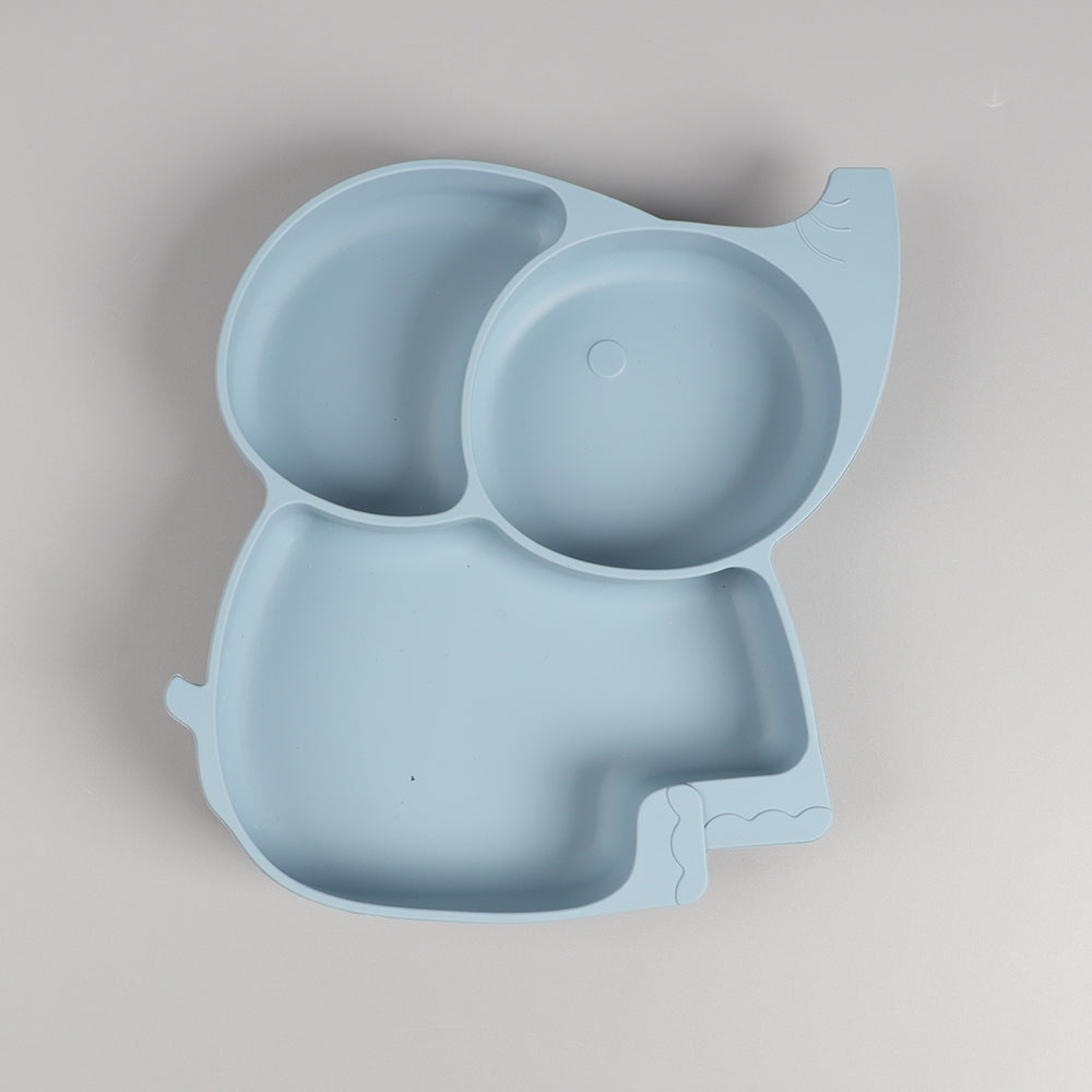 Elephant-Shaped Silicone Suction Plate