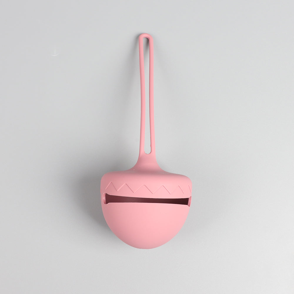 Silicon Acorn Shaped Pacifier Holder – Dusty Rose