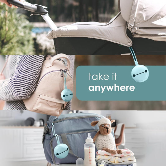 Pacifier Holder Case – Spot Beige