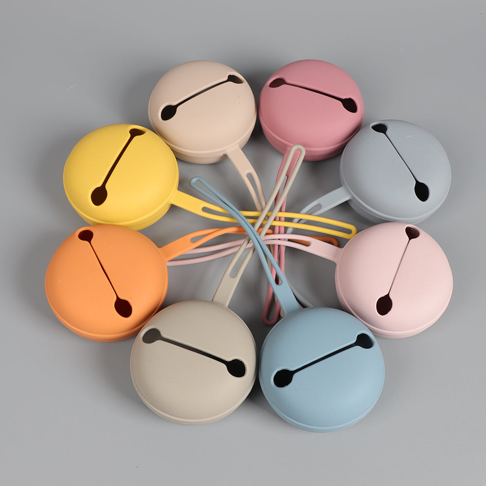 Silicone Pacifier Holder Case – On-the-Go Storage for Busy Parents