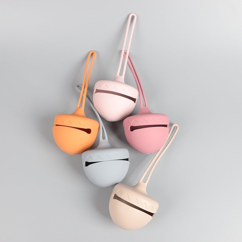 Silicone Acorn Shaped Pacifier Holder – Powder Blue
