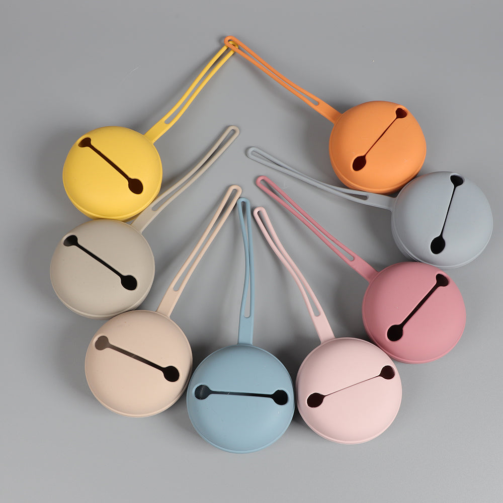 Pacifier Holder Case – Spot Beige