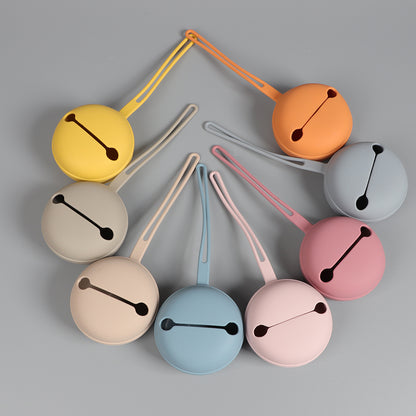 Pacifier Holder Case – Spot Beige