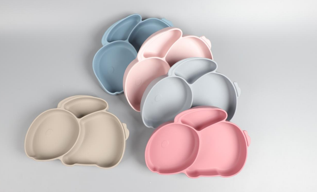 Bunny-Shaped Silicone Suction Plate