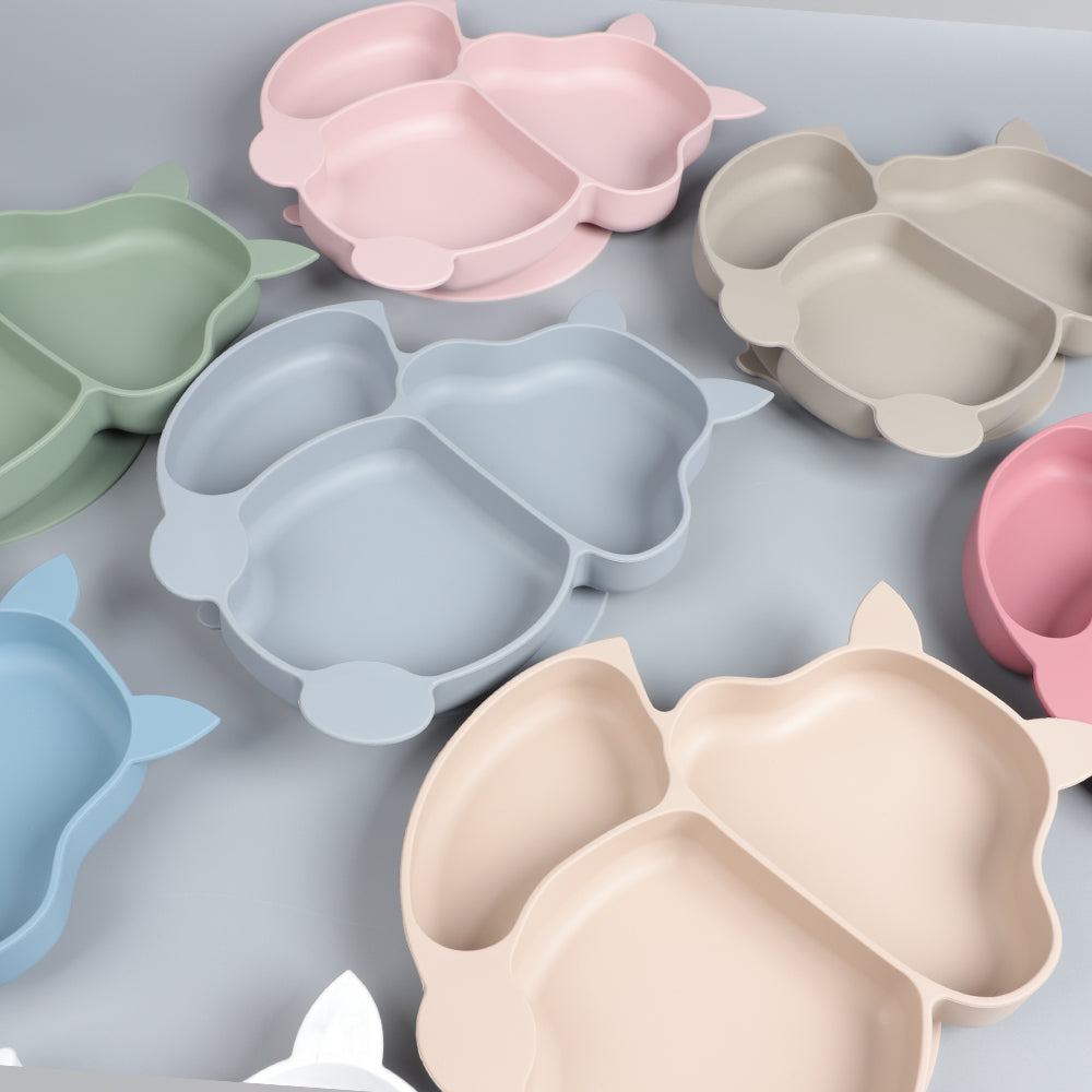 Squirrel-Shaped Silicone Suction Plate