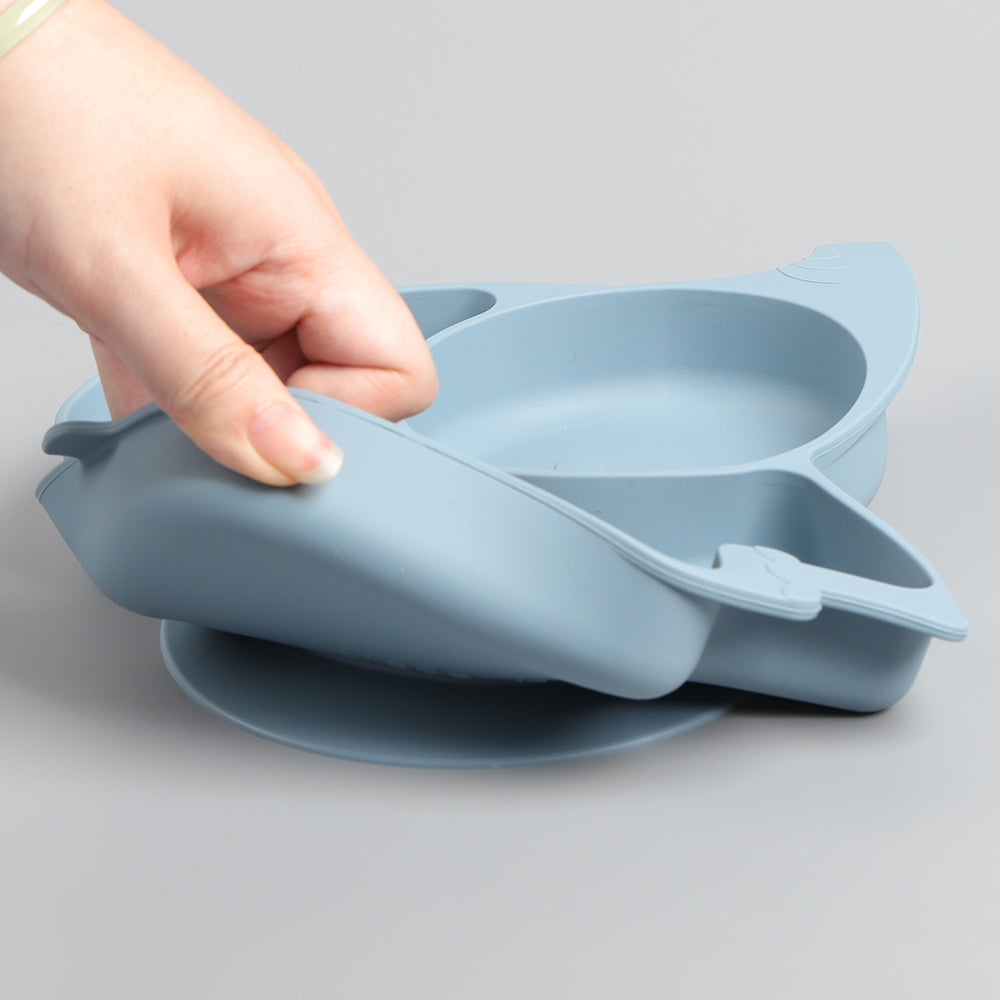 Elephant-Shaped Silicone Suction Plate