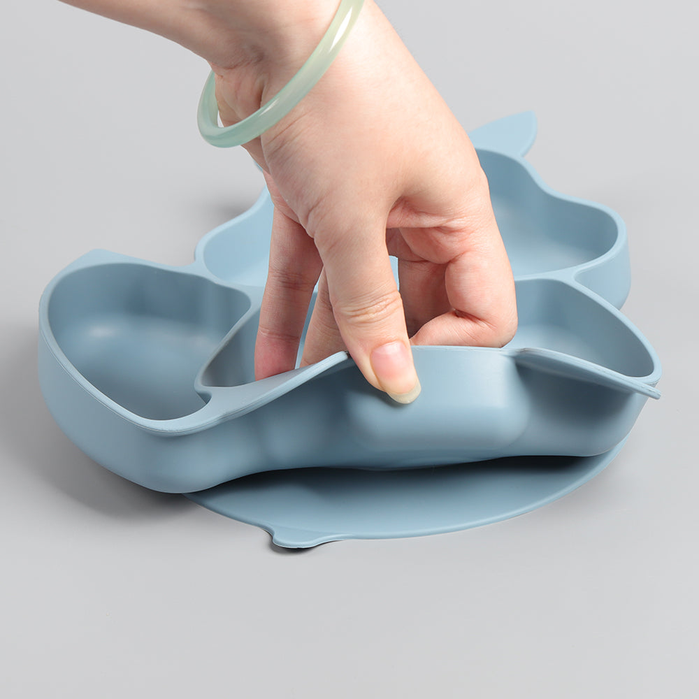 Squirrel-Shaped Silicone Suction Plate