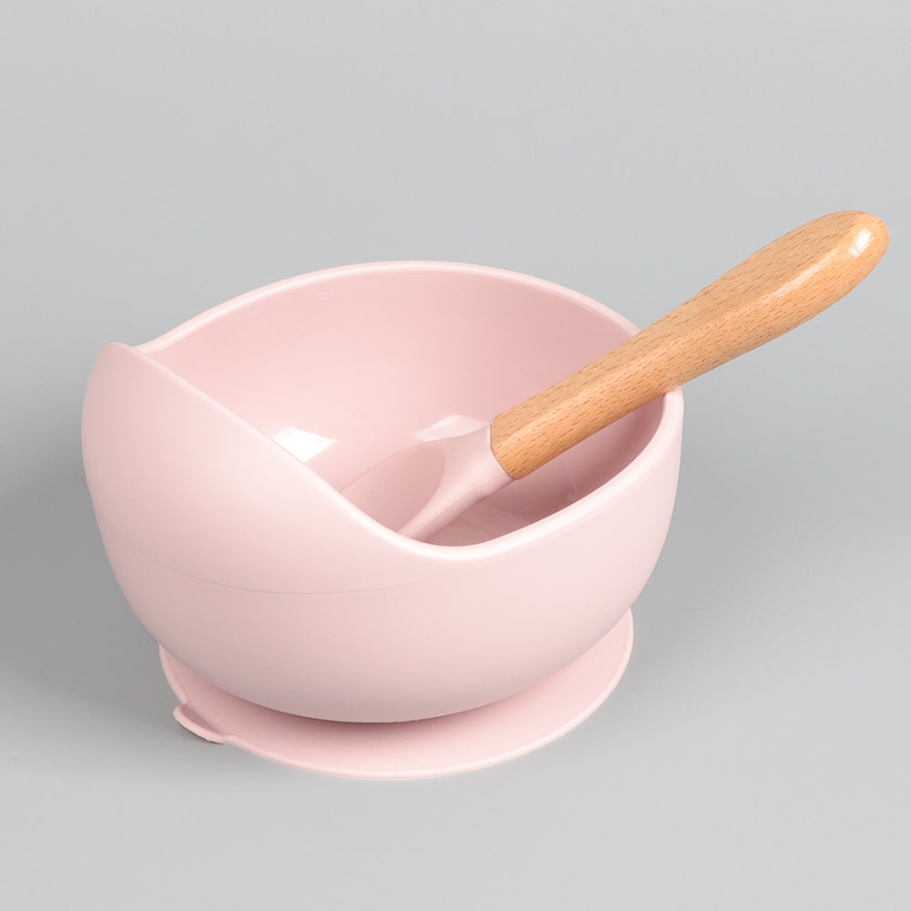 Silicone Suction Bowl & Spoon Set