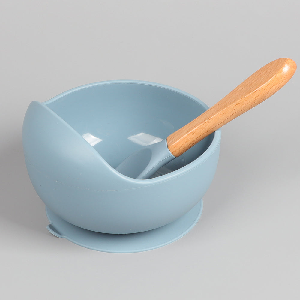 Silicone Suction Bowl & Spoon Set