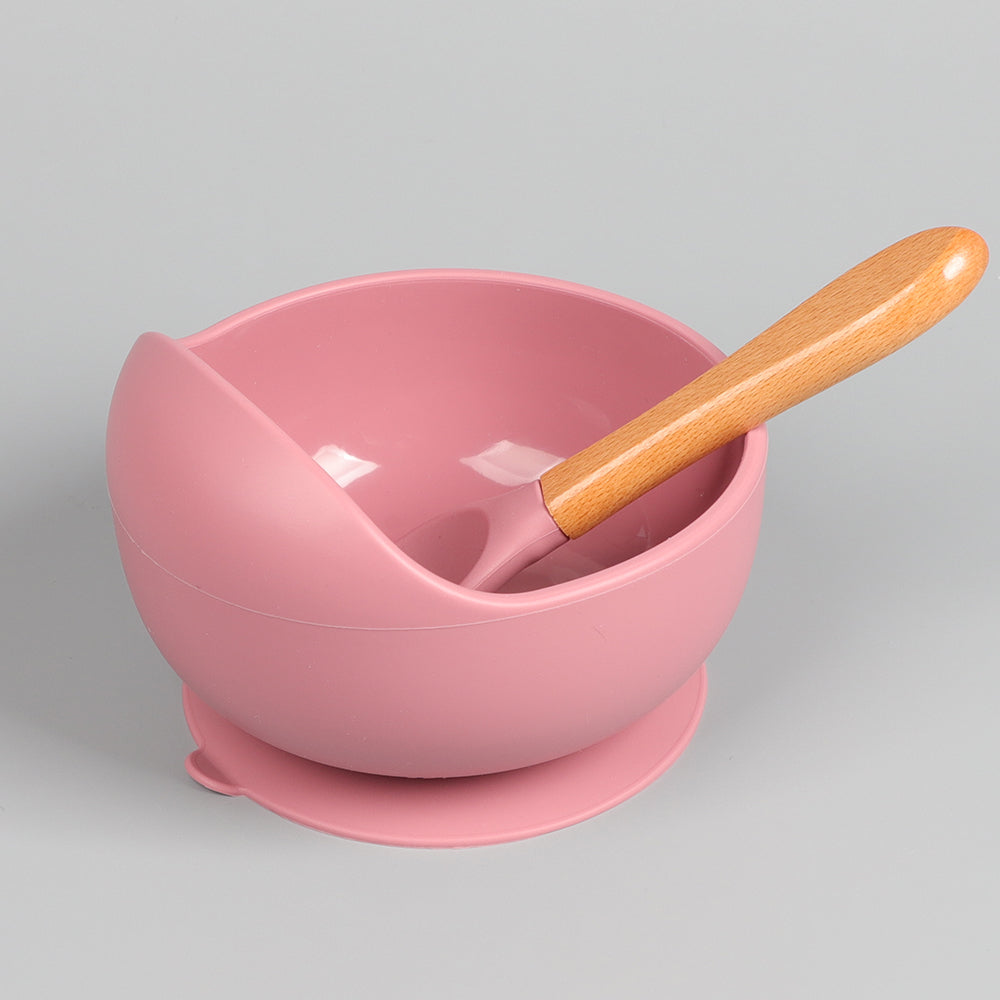 Silicone Suction Bowl & Spoon Set