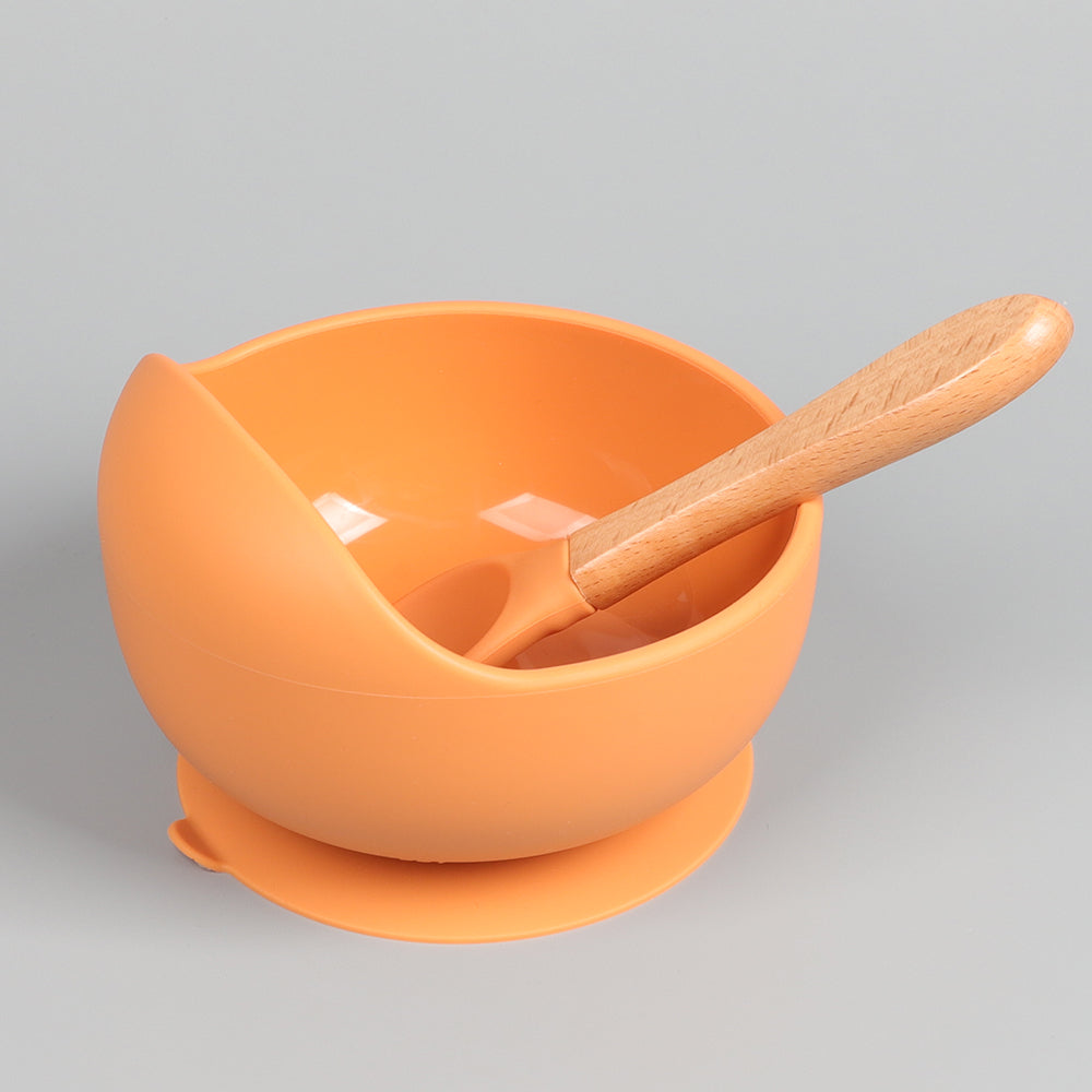 Silicone Suction Bowl & Spoon Set