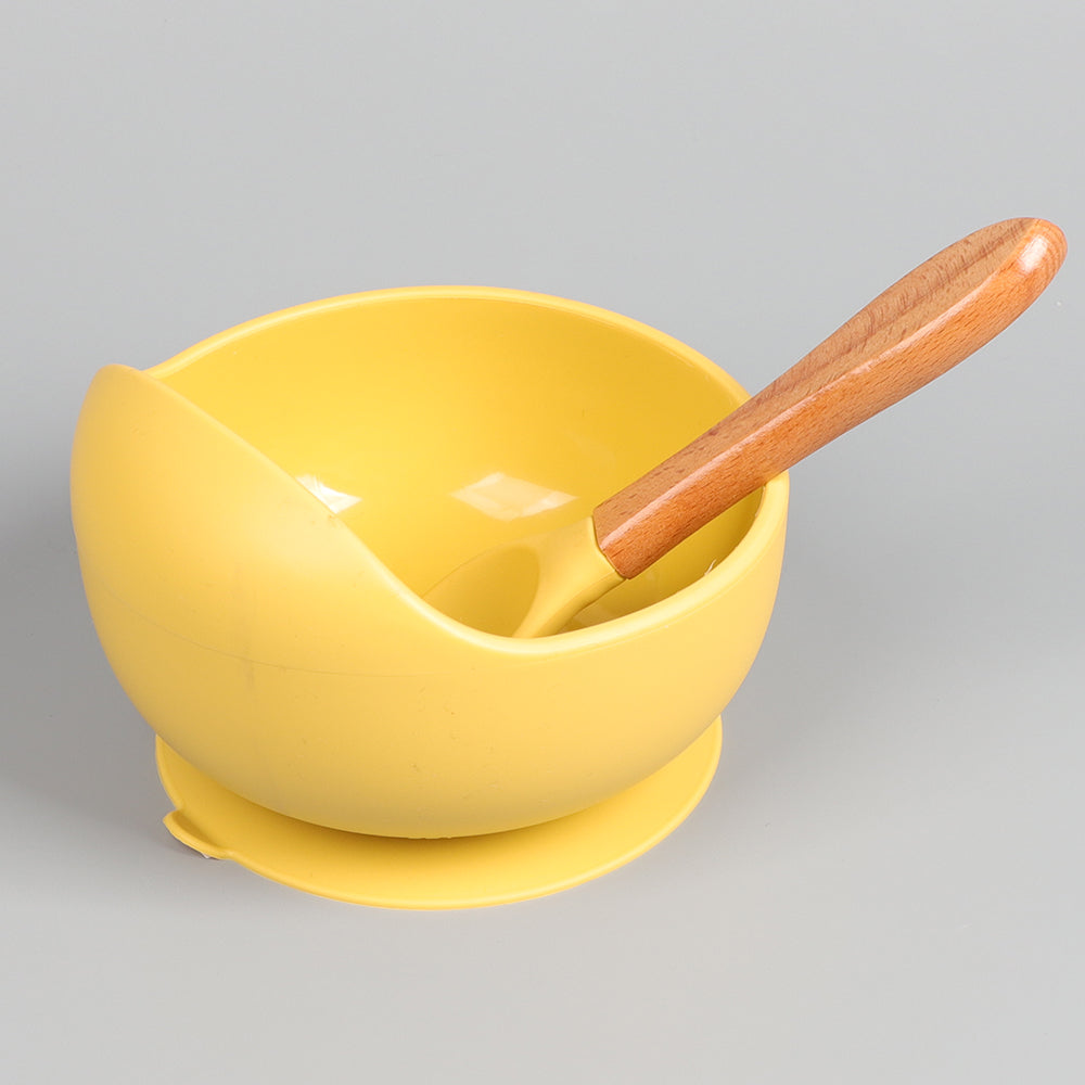 Silicone Suction Bowl & Spoon Set