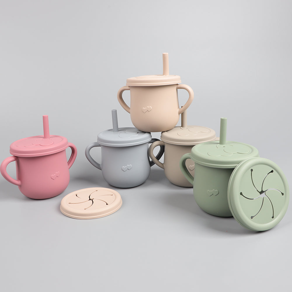 Silicone Training Sippy & Snack Cup