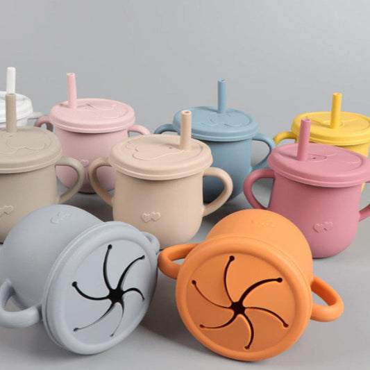 Silicone Training Sippy & Snack Cup