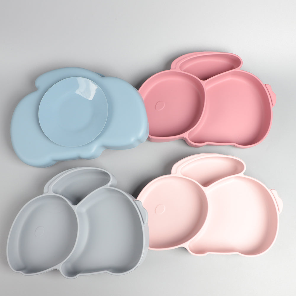 Bunny-Shaped Silicone Suction Plate