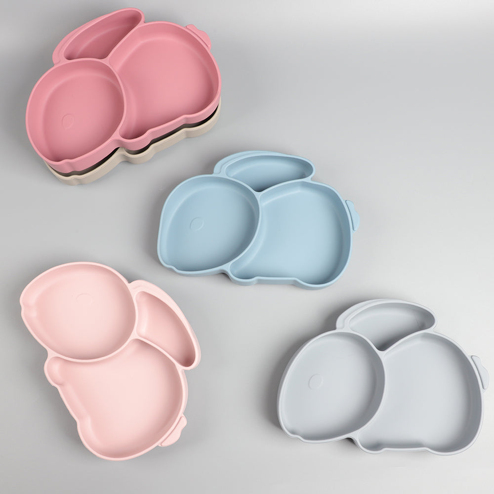 Bunny-Shaped Silicone Suction Plate