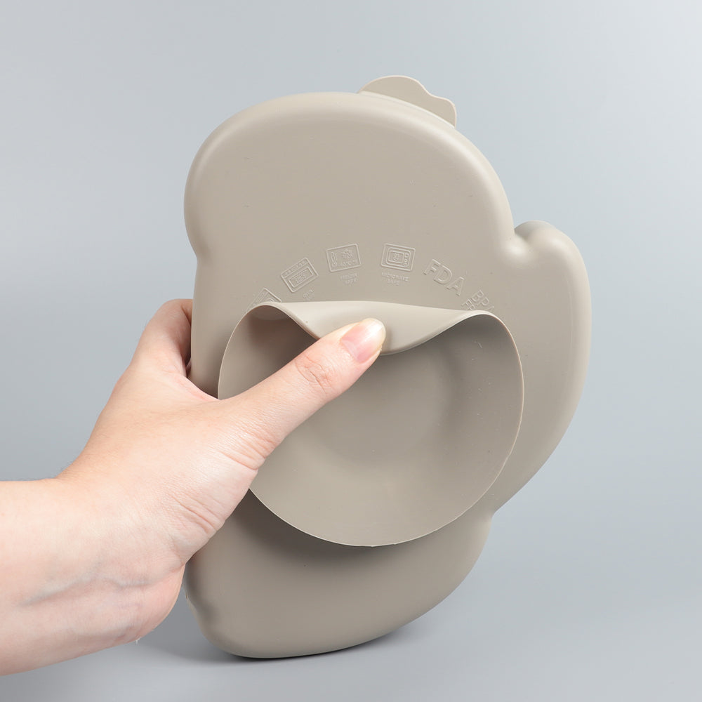 Bunny-Shaped Silicone Suction Plate