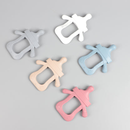 Milk Feeder-Shaped Silicone Teethers.
