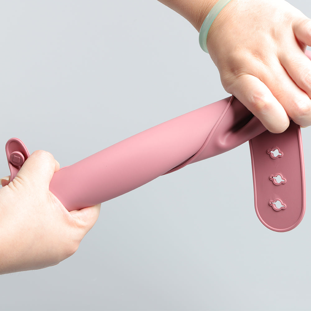 Silicone Baby Bib – Dusty Rose